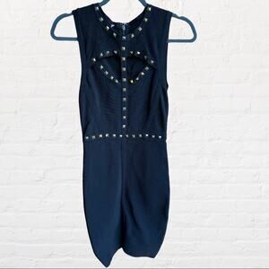 Bebe black bodycon dress